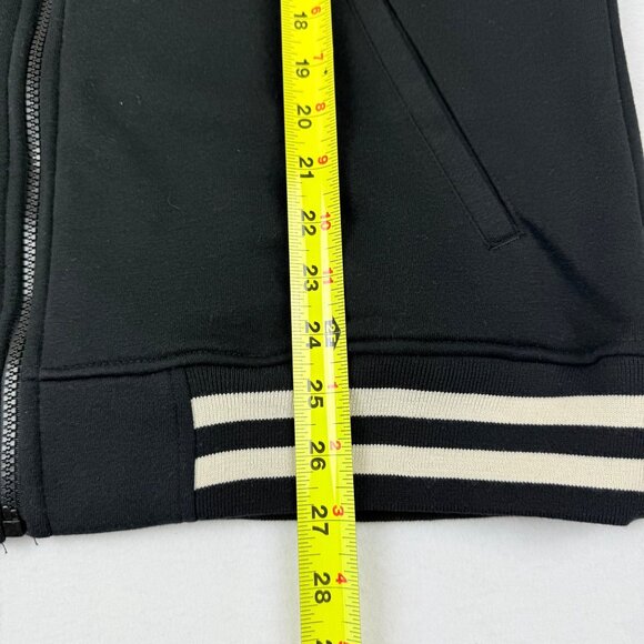 Dogg Supply By Snoop Dogg Mens Black/Cream Zip-Up Fleece Varsity Hoodie Sz M NWT - Picture 12 of 12